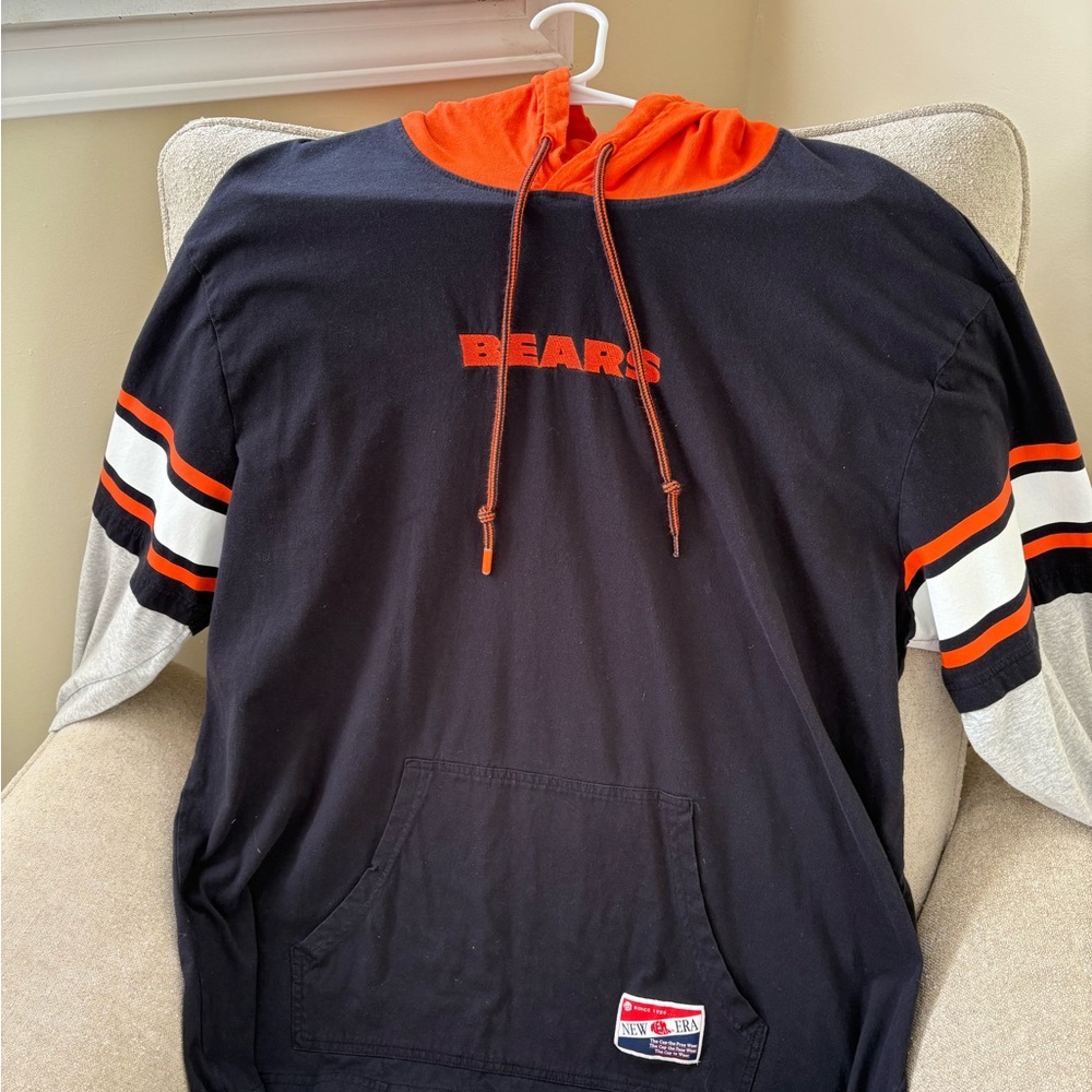 New Era Black and Orange Bears Hoodie